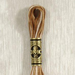 Flammede moulinegarn