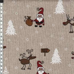 H�rlook Halvpanama - Santa Reindeer Sleigh