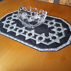 Oval dug med fletmnster - Mnster