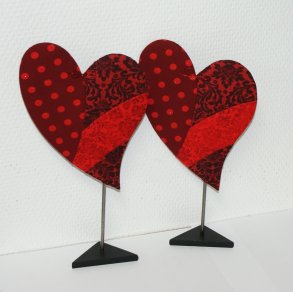 Sk�ve hjerter - m�nster