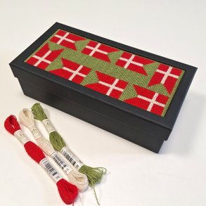 Broderipakke - �ske med Dannebrogsflag