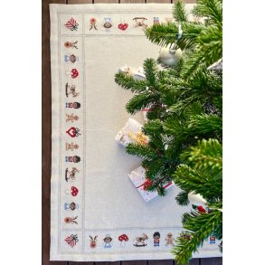 Gingerbread Christmas- juletr�st�ppe 139 x 139 cm