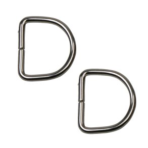 D-ring Slv - 2 stk.