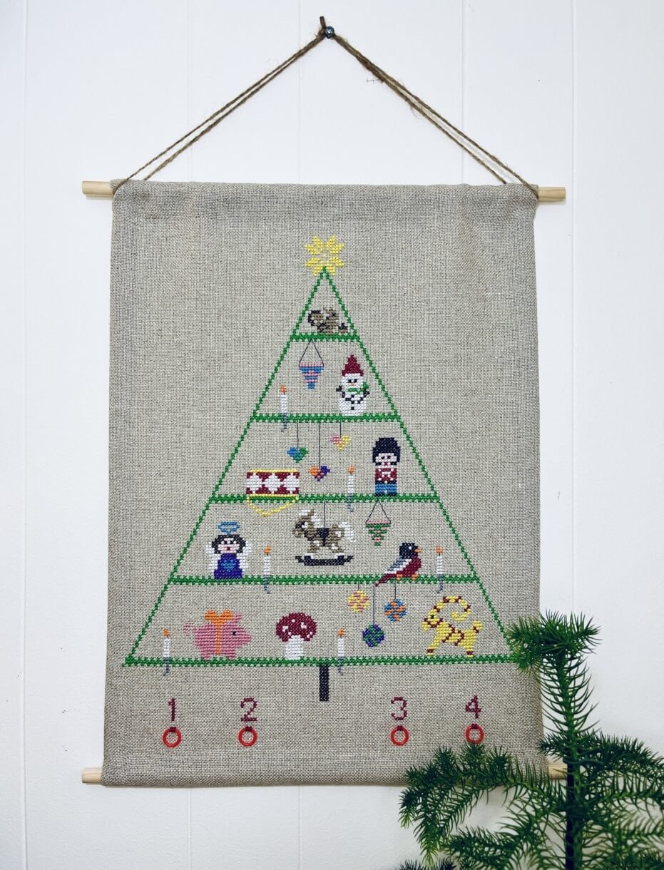 Special christmas tree adventskalender - 40 x 56 cm