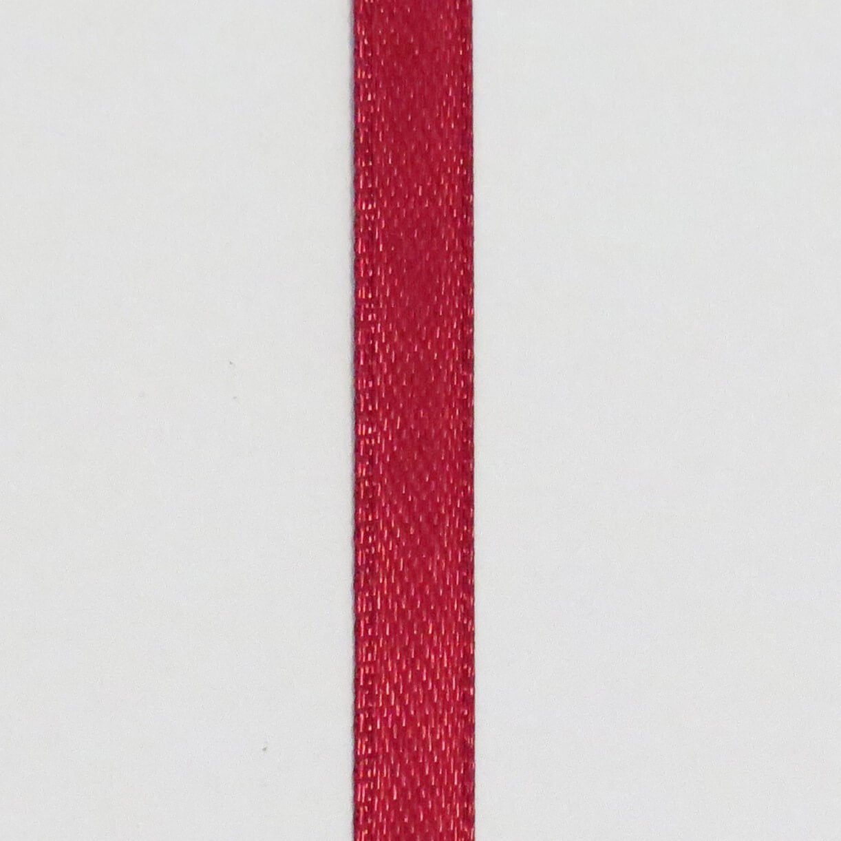 10 m Satinbnd - Mrk rd 6 mm