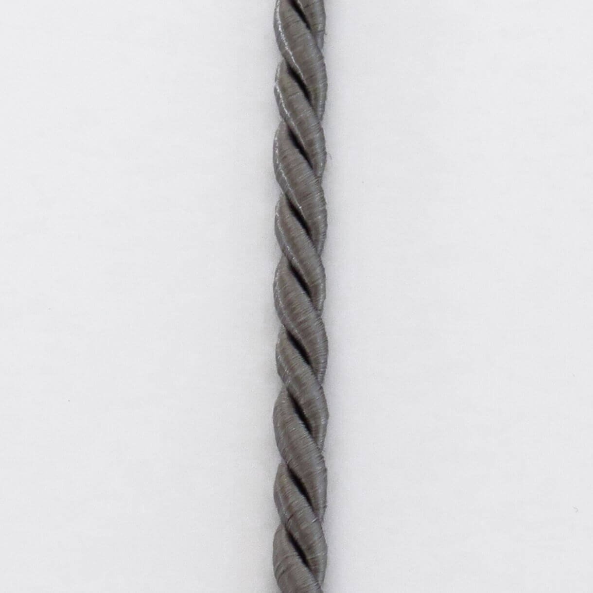 Silkesnor 2 mm - gr - 1 meter