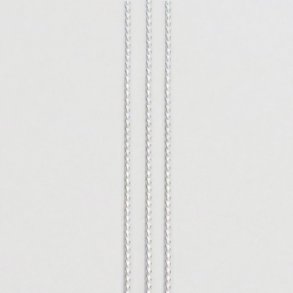 Metalsnor 1 mm - Slv - 10 meter