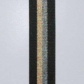 Gjord 40 mm sort/metallic 