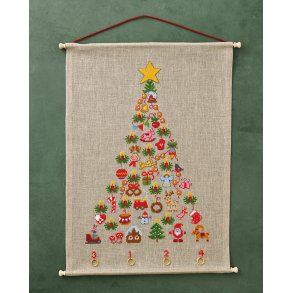 Adventstr�et - julekalender broderikit