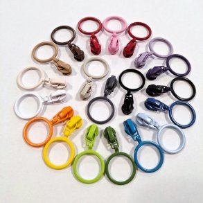 Skyder med ring til 4 mm lynls i meterml