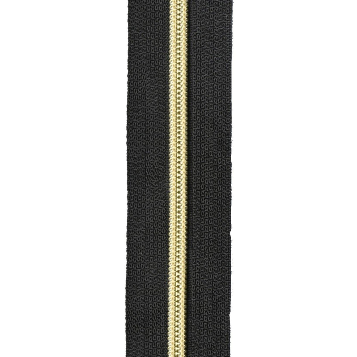 6 mm lynls i meterml - sort /guldlook