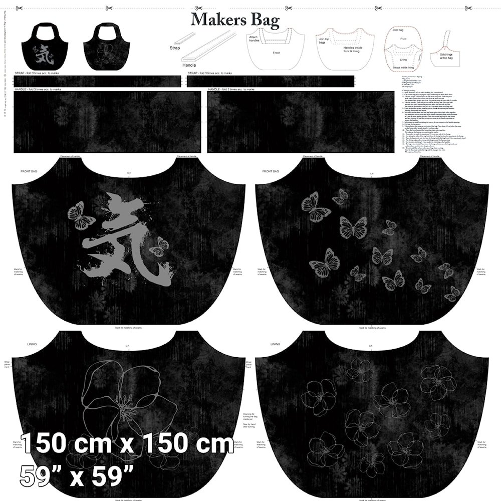 Makers Bag - Taskepanel - Sort
