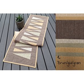 Lber i Japanske stoffer - Sykit brun/gul/grn