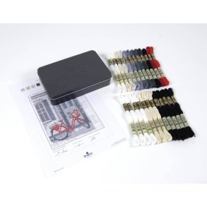 Broderigarn og mnstre i metalske