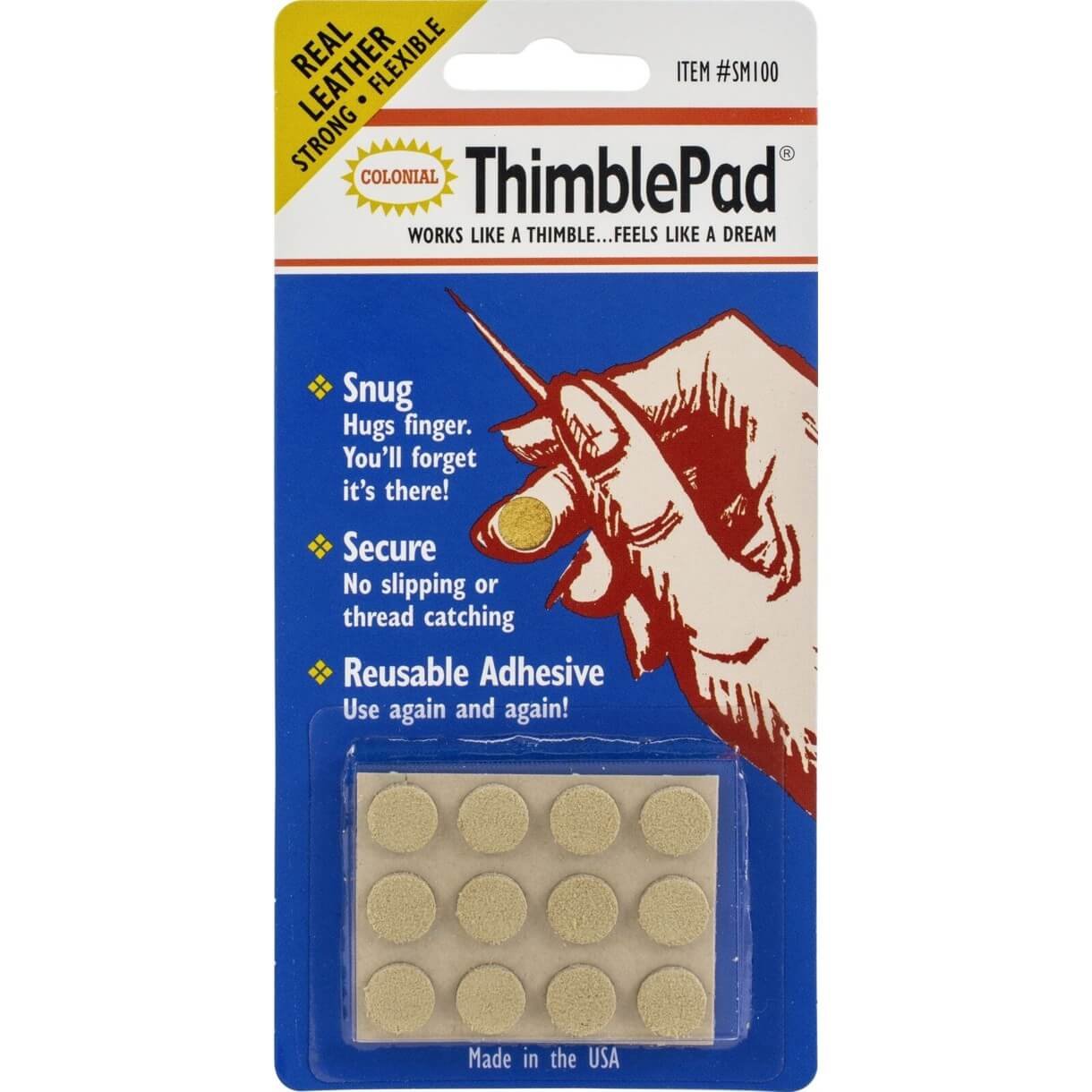 Thimble pad - Lder "fingerbl"