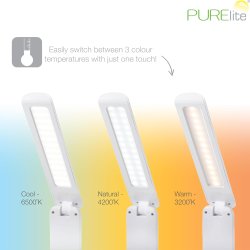 2 i 1 lampe - opladelig