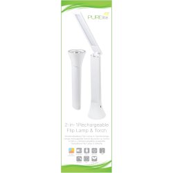 2 i 1 lampe - opladelig