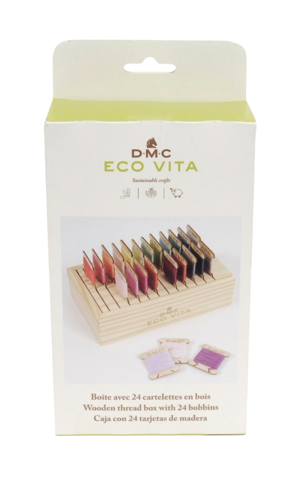 DMC opbevaringsske med 24 vindsler