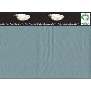 Perlebomuld - Lys petrol