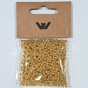 Voksperler 3 mm - guld