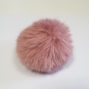Acryl pelskvast - Pudder rosa