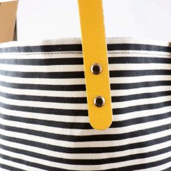 Miyako l�derrem med postskrue - Sort