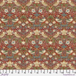 Mini Strawberry Thief - Red - William Morris