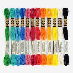 Moulingarn sampak med 12 farver - Passion