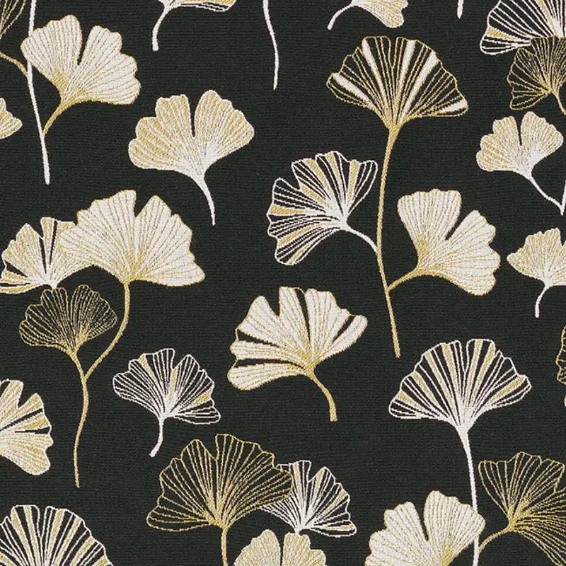 Jaquard Metallic Deluxe - Ginko Branch Luxury