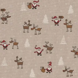 H�rlook Halvpanama - Santa Reindeer Sleigh