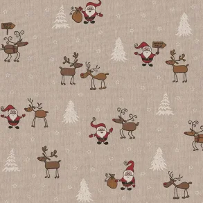 H�rlook Halvpanama - Santa Reindeer Sleigh