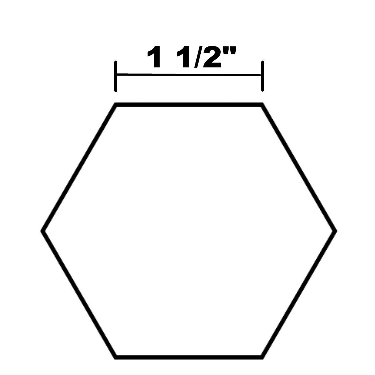 Hexagoner 1-1/2" - 300 stk.
