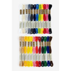 Moulingarn sampak med 24 farver - Must haves