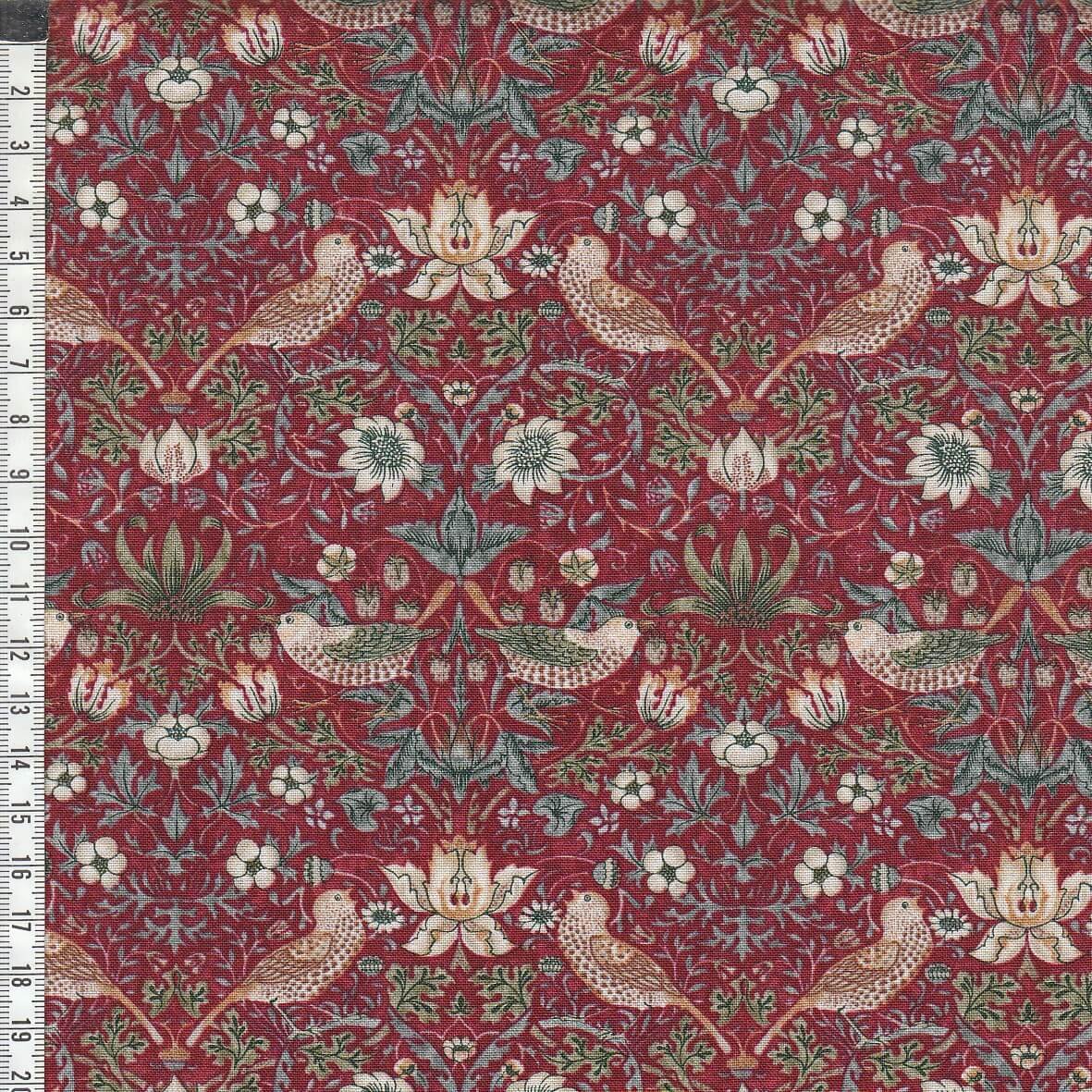 Mini Strawberry Thief - Red - William Morris