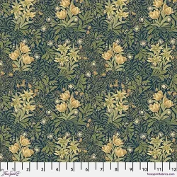 Emery Walkers House - Bower - Navy - William Morris
