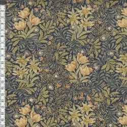 Emery Walkers House - Bower - Navy - William Morris