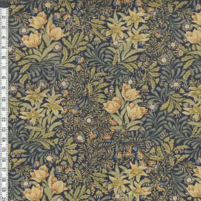 Emery Walkers House - Bower - Navy - William Morris