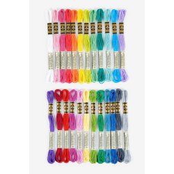 Moulingarn sampak med 24 farver - Vitamins