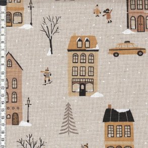 Hrlook Halvpanama - Winter Xmas Scene