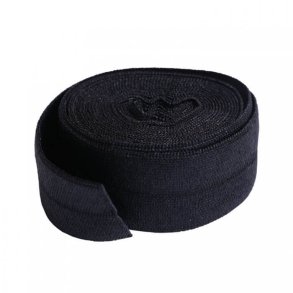 Fold over elastik - Sort