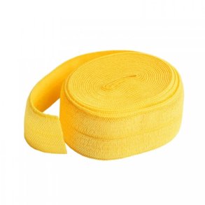 Fold over elastik - Gul