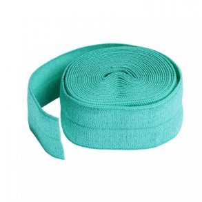 Fold over elastik - Turkis