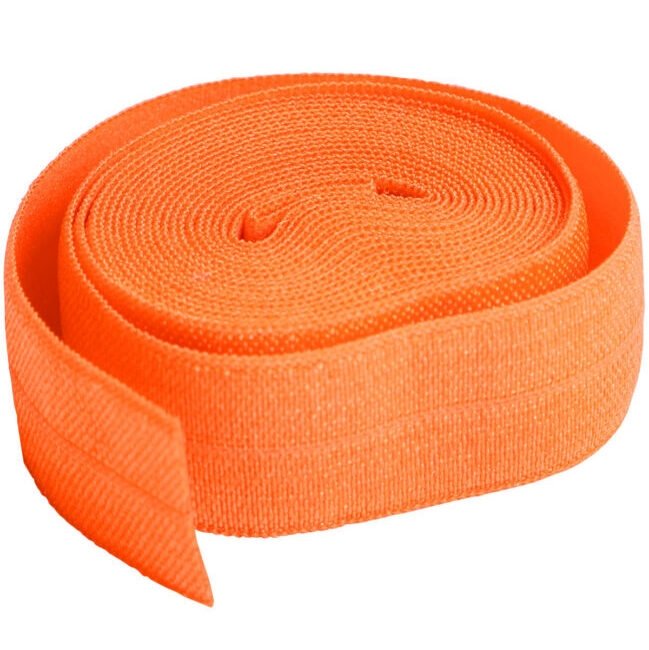 Fold over elastik - Orange