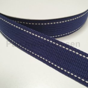 Gjordbnd 25 mm - Bl - 1/2 meter