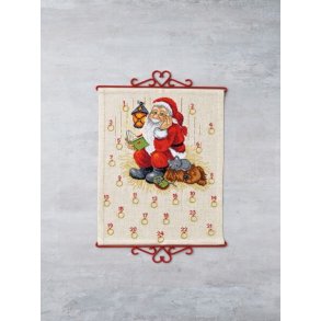 Julekalender - Julemand med hund