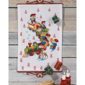 Julekalender - Nisser og tog