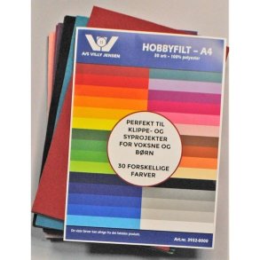 Hobbyfilt - A4 30 ark