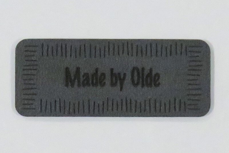 Mrke "Made by Olde" gr - 2 stk.