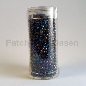 Rocailles perler 9/0 - Mrk metallic mix