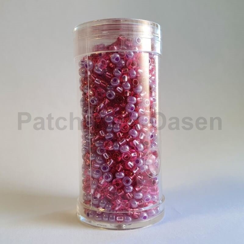 Rocailles perler 9/0 - Pink mix